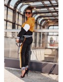 Damen-Sportset mit Kapuze, Senf FI599 – Online-Shop – Boutique